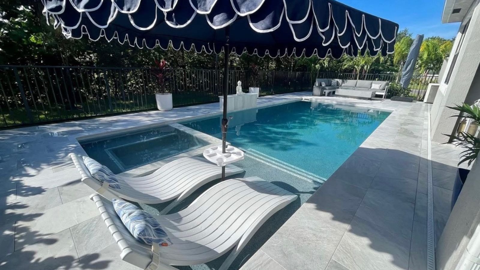 user-inserted newly constructed baja shelf near a pool